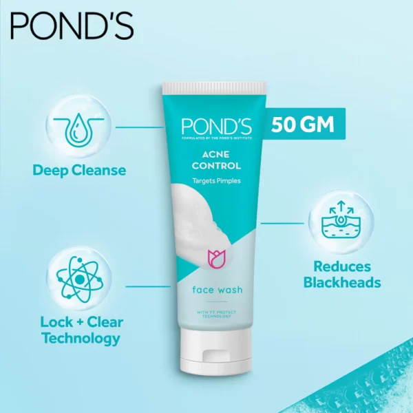 Ponds Acne Control Target Pimples Face Wash 50g
